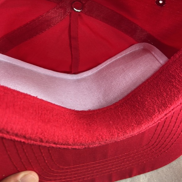 Kc Royal Queen gold rare vintage cap plain red i had 8 pcs available for sale - Picture 11 of 17